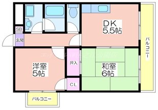 平田マンションの物件間取画像